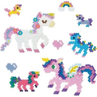 Kit Créatif Aquabeads Licornes Féériques 1500 Perles Fixation Eau