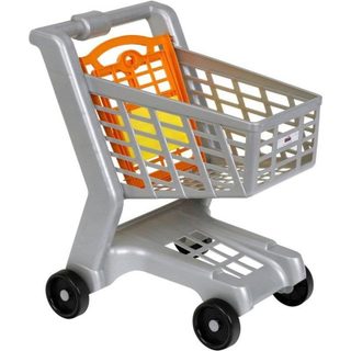 Chariot de Supermarché Klein Shopping Center avec Siège pour Poupée - 42 x 35 x 36 cm - 4 Roues