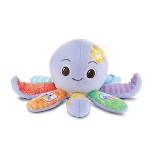 Peluche Musicale VTech Lila 8 Tentacules Texturés Lumière Étoile