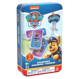 Jeu de Dominos PAW Patrol en Boîte Métal 28 Pièces Plastique