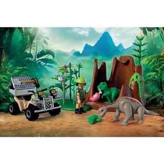 Playmobil Dinos L'antre Du Dinosaure 72069 58 pièces