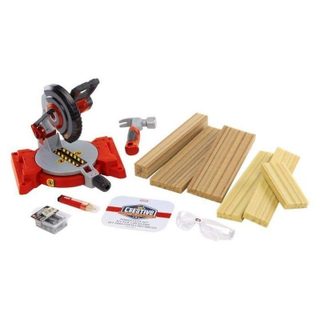 Little Tikes Creative Construction Power Cuts Set Kit De Outils Jouet Avec Scie Marteau Et Pièces Mousse Bois 3+