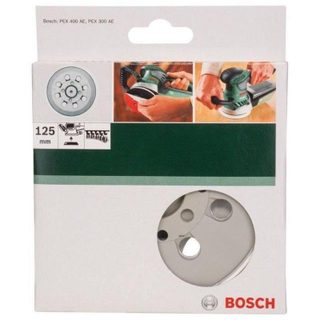 Almohadille de ponçage Bosch 125 mm pour PEX 300/400 AE - Velcro et 8 trous