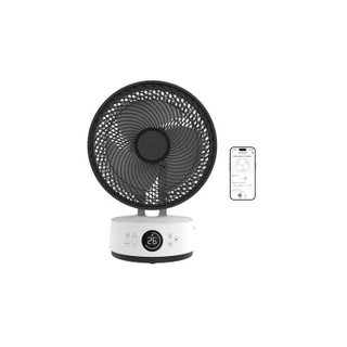 Ventilateur de Table Portable Meaco MeacoFan Sefte 10 Pro 12 Vitesses Silencieux Wi-Fi