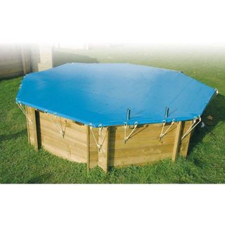 Bâche de Sécurité Ubbink 360 cm Octogonale PVC 550g Anti-moisissure