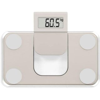 Livoo Pèse Personne Électronique DOM532C 180Kg Écran LCD Retractable Verre Trempé
