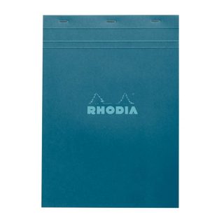 Bloc Rhodia Couleurs A4 80 Feuilles 5x5 mm Microperforé Bleu