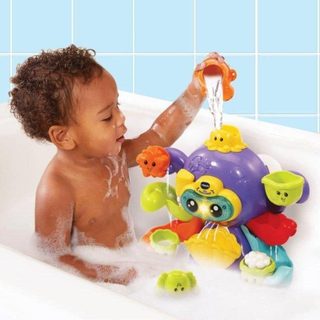 VTech Polo Mon Poulpe Rigolo Juguete Baño Interactif 12-60 Mois