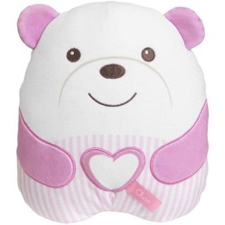 Peluche Chicco Tendre Ourson Rose avec Veilleuse et Sons de la Nature
