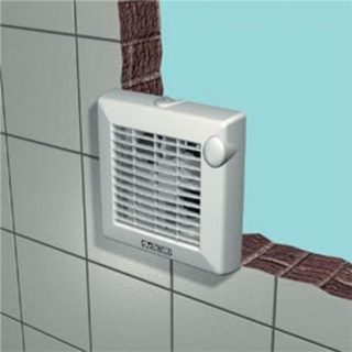 Ventilateur Mural Vortice M 120/5 A LL 20W 11,9cm 1 Vitesse Silencieux IPX4 Compact