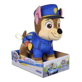 Spin Master Peluche PAW Patrol Chase 25 cm Search & Rescue avec Mochila Extintor