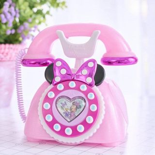 Téléphone de jouet rétro Just Play Minnie Mouse Disney Junior lumières sons