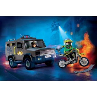 Véhicule Blindé Playmobil Special Forces 72066 56 Pièces