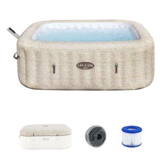 Spa gonflable Bestway Lay-Z-Spa Rome Carré 5-7 places 180 AirJets