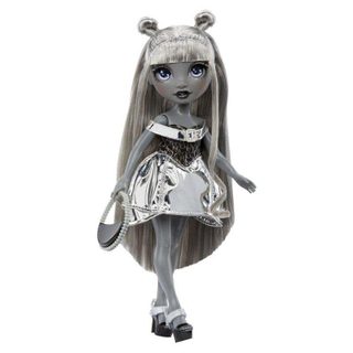 Muñeca MGA Shadow High Luna 28 cm Articulée Pelo Plata Vestido Metálico