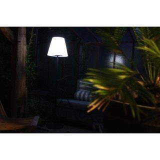 Lampe Solaire Sol LED Intégrée 1,5 m Blanc Froid 2 Modes IP44