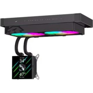 gamemax Refrigeration Liquide GameMax Glacier 240 LCD BK 240mm 2 Ventilateurs