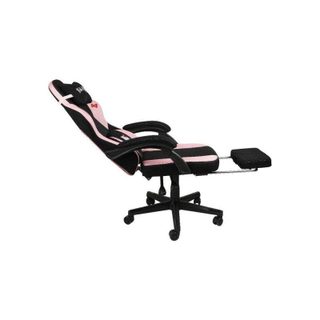 Konix Chaise de Bureau Gaming - Hello Kitty - Inclinaison siège 150° - Revêtement Tissu - Coussin - Repose-pieds