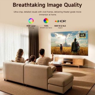 Projecteur ETOE Dolphin 2 Pro 1080p 800 Lumens 120" Laser RGB DLP Google TV Portable