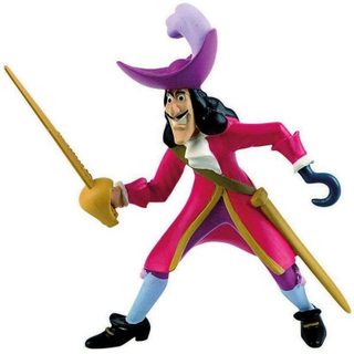 Figura Bullyland Capitán Garfio Peter Pan 8,5 cm