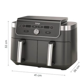 Friteuse sans Huile Ninja DualZone MAX 9,5L 2470W Double avec Écran