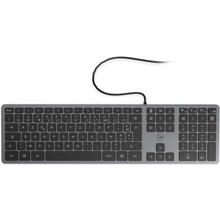 Clavier Mobility Lab Ml311173 Slim Azerty Space Grey avec pavé numérique et touches multimédia