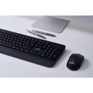 Clavier Bluestork Pack Office R2 Azerty Noir Sans Fil Rechargeable Bluetooth 2,4G