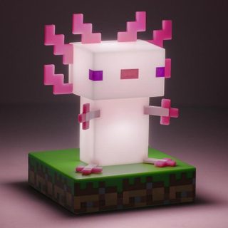 Veilleuse Paladone Axolotl Rose Blanc Chaud