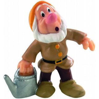 Figurine Enanito Mocoso Bullyland Disney 5,5 cm avec Arrosoir