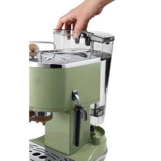 Cafetière expresso De'Longhi Icona Vintage Olive 1,4 L 15 Bars avec système Cappuccino
