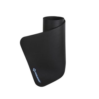 Tapis de yoga Schildkröt Fitness 960160 caoutchouc antidérapant noir