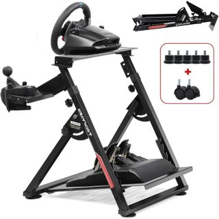 Support de volant GTPLAYER Pro Noir Rouge inclinable V1 V2