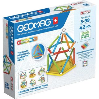 Geomag Super Color Recycled 42 pieces multicolores