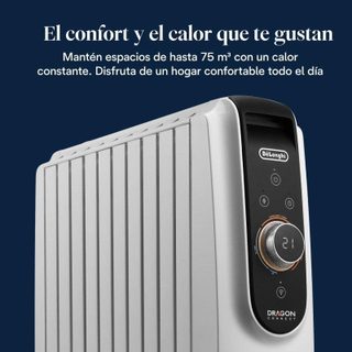 Radiateur Électrique DeLonghi Dragon Connect 2500W 10 Éléments Wifi