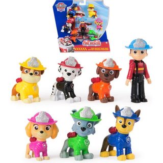 Figurine Spin Master PAW Patrol Fire Rescue Set 7 pièces 7,6 cm