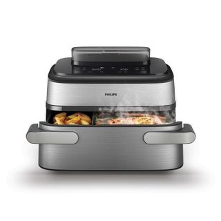 Airfryer Philips NA555/00 Double Compartiment 9,5 L 2750 W avec Vapeur