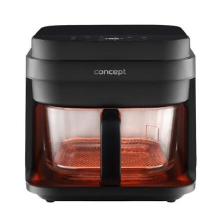 Airfryer Concept FR5500 Verre 5,5L 1200W Écran Tactile Programmes Automatiques