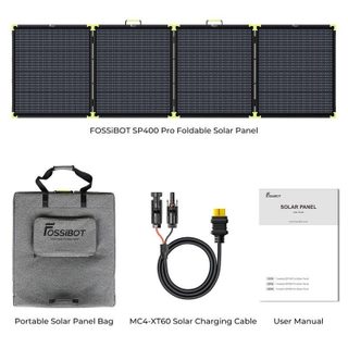 Panneau Solaire Fossibot SP400 Pro 400W – Portable – Pliable – IP67