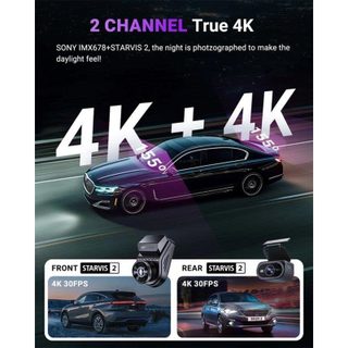 Dashcam Vantrue S1 Pro Max 4K+4K Avant Arriere