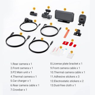 Dashcam Vantrue Pilot 2 Full System Lentille thermique 2K