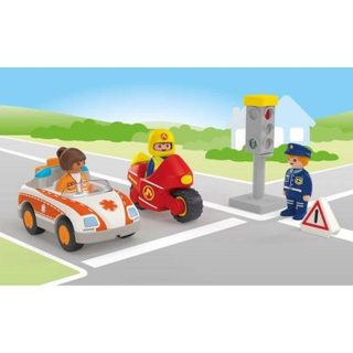 Jouet Playmobil 71692 Heros Du Quotidien Vehicules Rescue et 3 Figurines