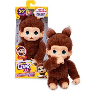 Peluches interactifs Little Live Pets Chikki Cherry Mini Singe