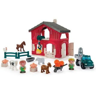 Set de construction Ecoiffier ABRICK 2981 Animaux Fermiers