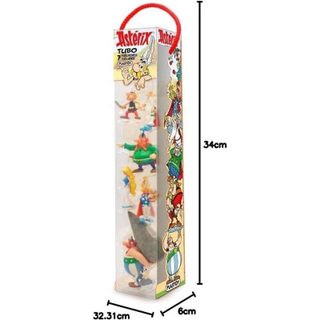Tub Plastoy Asterix - 7 Figurines Village Gaulois