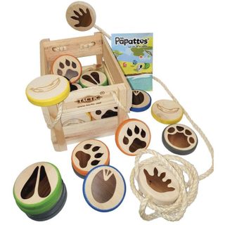 Jeu de Lancement Tactic Les Papattes Multicolore en Bois