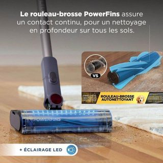 Aspirateur sans Fil Shark Powerlite BU3621EUT 350W 40 min Anti-emmêlement HEPA