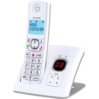 Téléphone sans fil Alcatel F530 Voice Solo gris répondeur mains libres