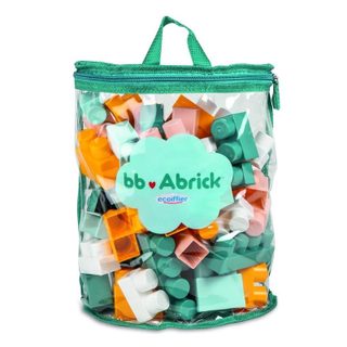 Ecoiffier Sac demi-lune blocs de construction bleu BB Abrick