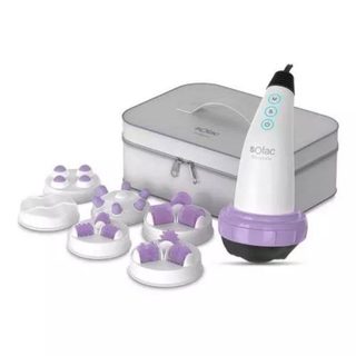 Masajeur Solac avec 6 têtes et fonction chauffante Blanc/Lilas