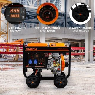 Générateur Diésel T-MECH 2kVA Cadre Ouvert